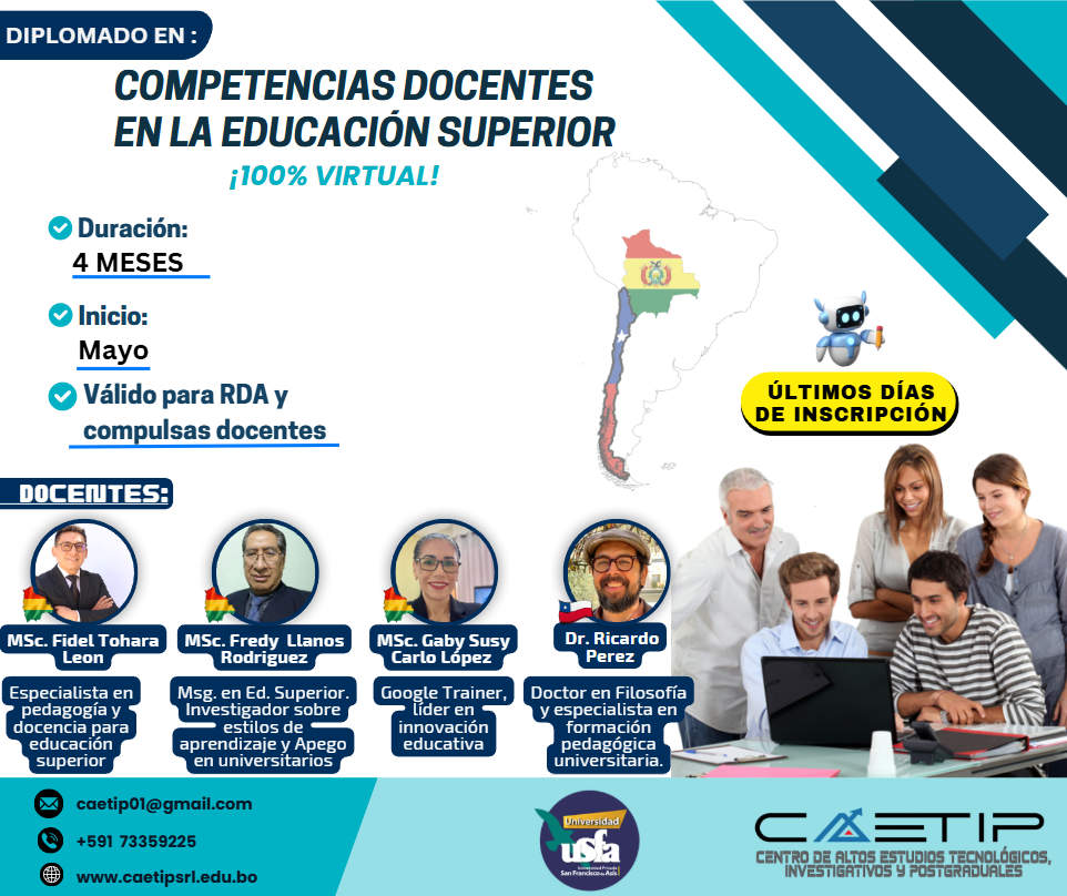 DIPLOMADO EN COMPETENCIAS DOCENTES EN LA EDUCACIÓN SUPERIOR